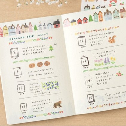 Yuru Log B6 Notebook / Midori DESIGNPHIL - bungu
