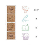 Yuru Log Cork Stamp / MIDORI - bungu