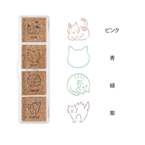 Yuru Log Cork Stamp / MIDORI - bungu