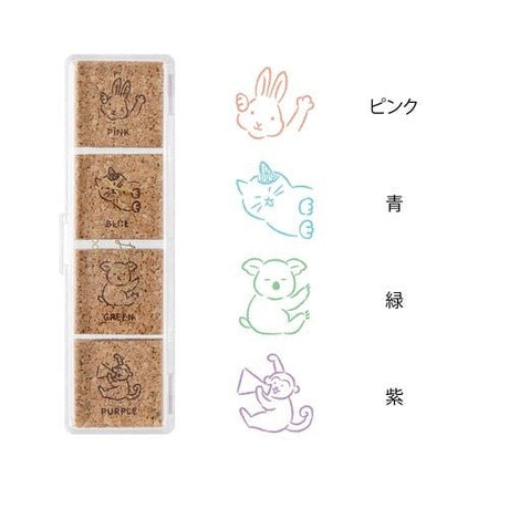 Yuru Log Cork Stamp / MIDORI - bungu