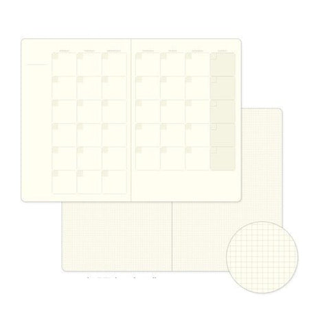 Yuru Log Monthly Free Diary / Midori DESIGNPHIL - bungu