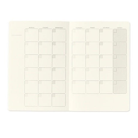 Yuru Log Monthly Free Diary / Midori DESIGNPHIL - bungu