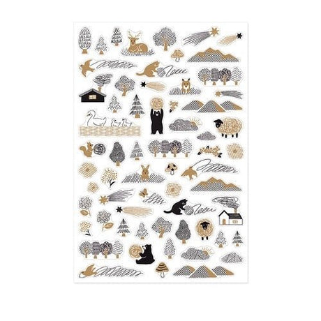 Yuru Log Sticker Mistake Camouflage Series / Midori DESIGNPHIL - bungu