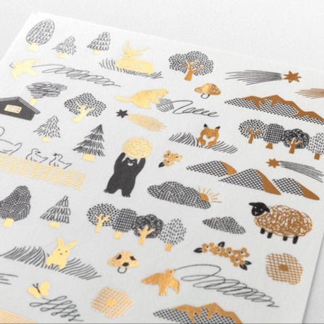 Yuru Log Sticker Mistake Camouflage Series / Midori DESIGNPHIL - bungu