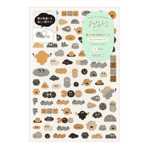 Yuru Log Sticker Mistake Camouflage Series / Midori DESIGNPHIL - bungu