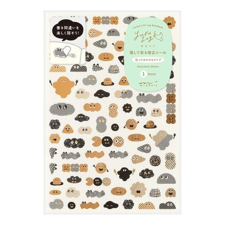 Yuru Log Sticker Mistake Camouflage Series / Midori DESIGNPHIL - bungu