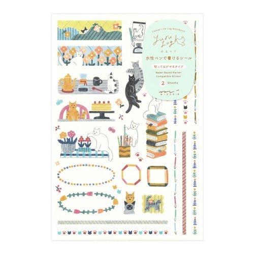 Yuru Log Stickers / Midori DESIGNPHIL - bungu