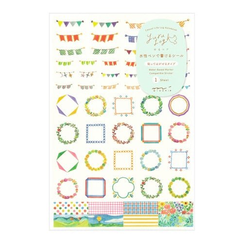 Yuru Log Stickers / Midori DESIGNPHIL - bungu