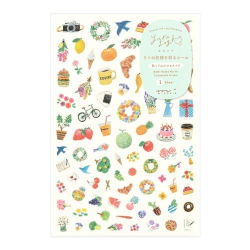 Yuru Log Stickers / Midori DESIGNPHIL - bungu