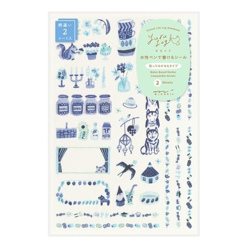 Yuru Log Stickers / Midori DESIGNPHIL - bungu