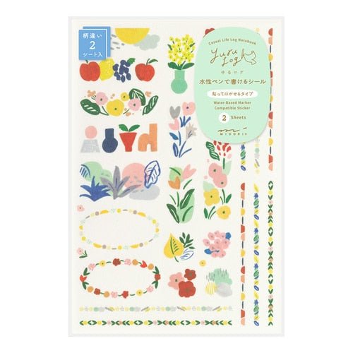 Yuru Log Stickers / Midori DESIGNPHIL - bungu