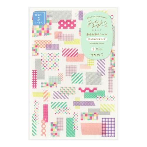 Yuru Log Stickers / Midori DESIGNPHIL - bungu