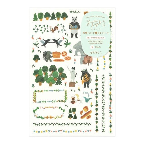 Yuru Log Stickers / Midori DESIGNPHIL - bungu