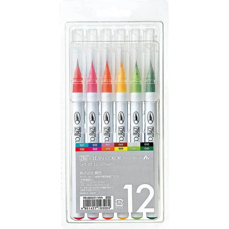 ZIG Clean Color Real Brush Color Set / Kuretake - bungu