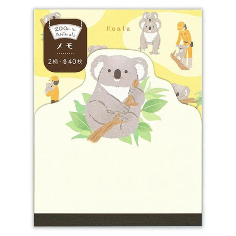 ZOOm in Animals Memo Pads / NB - bungu