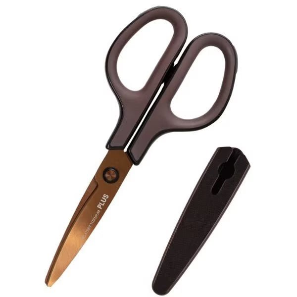 Fit Cut Curve Easy Grip Titanium Coat Scissors / PLUS