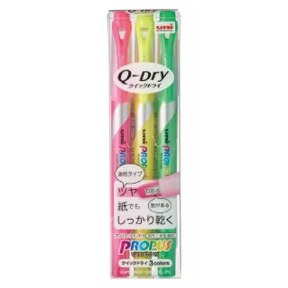 Propus Window Quick-Dry Highlighters 3 Set / Mitsubishi Pencil