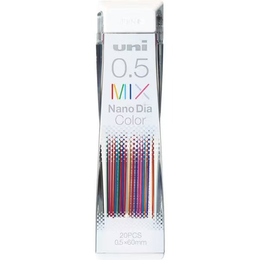 uni Nano Dia MIX 0.5mm Pencil Lead / Mitsubishi Pencil