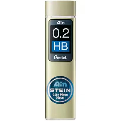 Ain STEIN Black Pencil Lead 0.2mm / Pentel