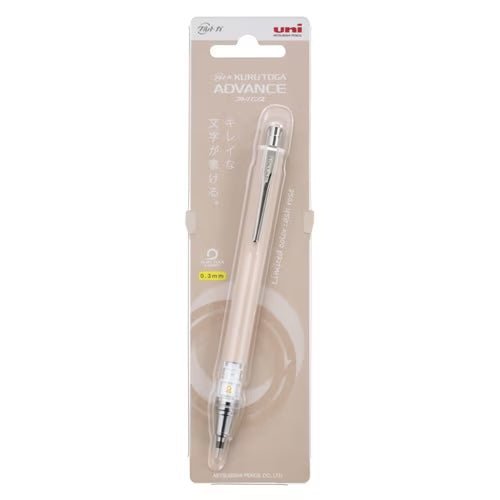 [LIMITED] Kuru Toga Advance 0.3mm Mechanical Pencil - Ash Rose / uni Mitsubishi Pencil