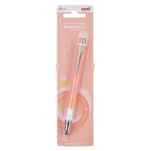 [LIMITED] Kuru Toga Advance 0.3mm Mechanical Pencil - Pink Almond / uni Mitsubishi Pencil