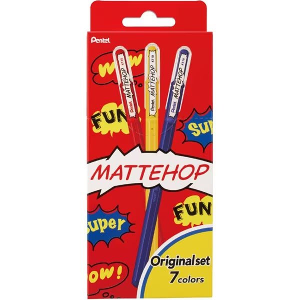 Mattehop 1.0mm Gel Ink Ballpoint Pen Set / Pentel