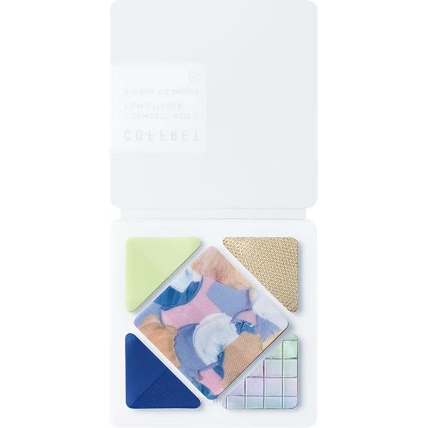 COFFRET Cosmetic Motif Film Stickers Square / KING JIM - Horizon Blue