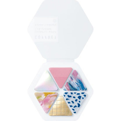 COFFRET Cosmetic Motif Film Stickers Triangle / KING JIM - Pink float 