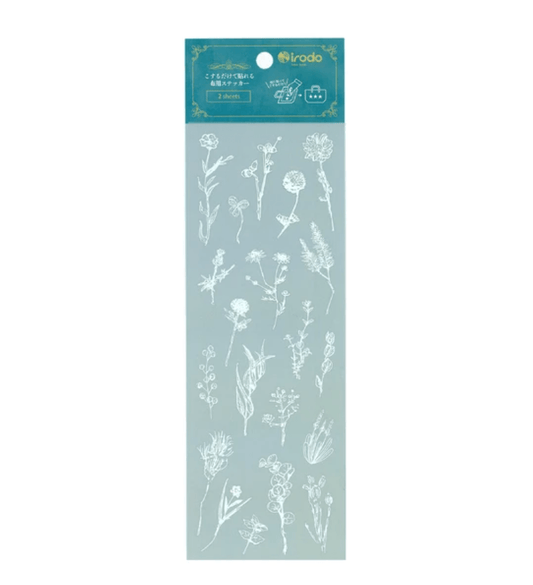 Fabric Sticker Set Botany / irodo