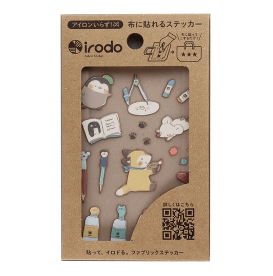 Cute Fabric Sticker of Drawing