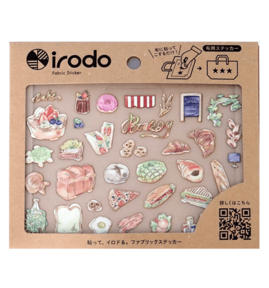 Fabric stickers of sweets