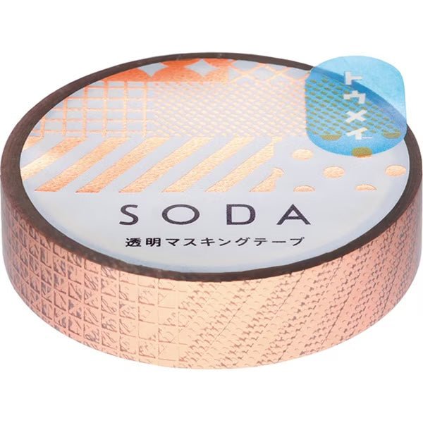 KINGJIM SODA Transparent Masking Tape Mix 3