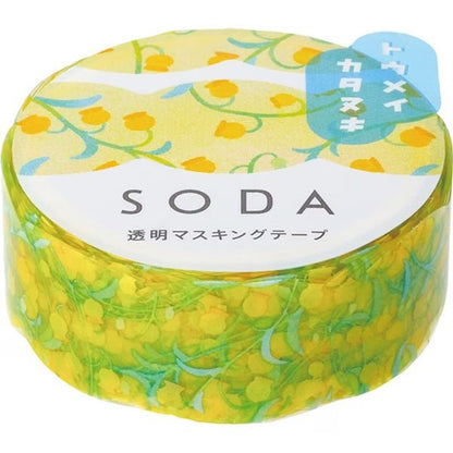 KINGJIM SODA Transparent Masking Tape Sandersonia