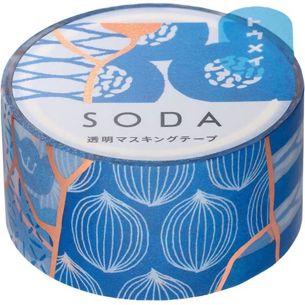 KINGJIM SODA Transparent Masking Tape Touki