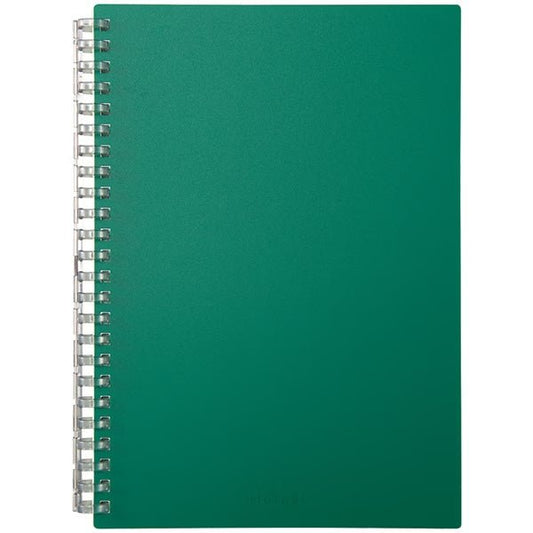 LIHIT LAB Mutual Open Ring Notebook A5 Deep Green