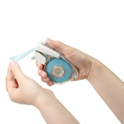 NICHIBAN PushCut Tape Cutter white example