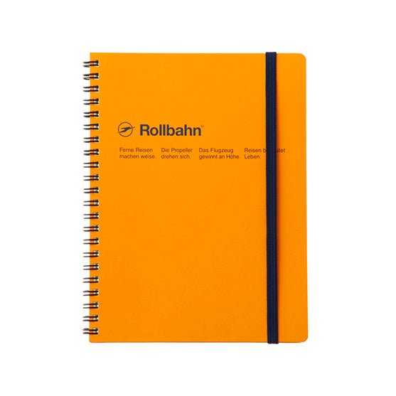 A5-Size Memo Notebook with Pockets / Rollbahn