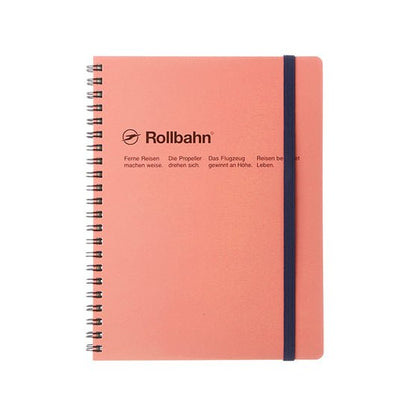 A5-Size Memo Notebook with Pockets / Rollbahn