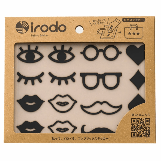 Fabric Sticker Set Face / irodo