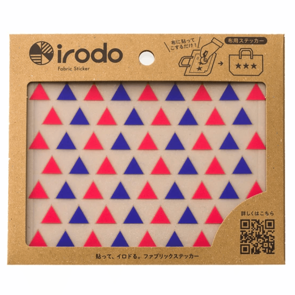 Fabric Sticker Set Triangle / irodo