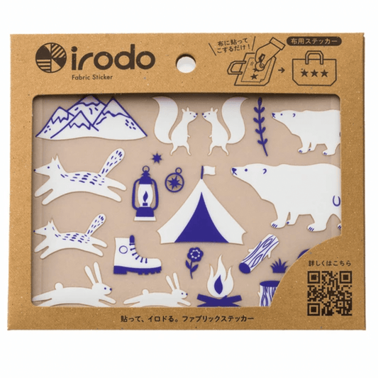 Fabric Sticker Set Camp / irodo