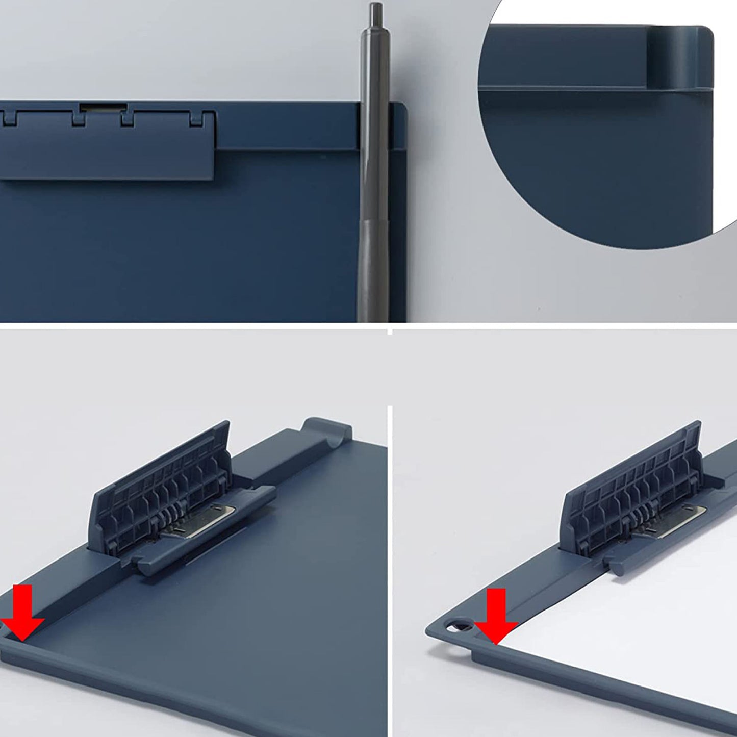 Silent Clipboard A4 Vertical and Horizontal / KOKUYO