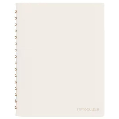 Septcouleur Notebook A6 crisp white