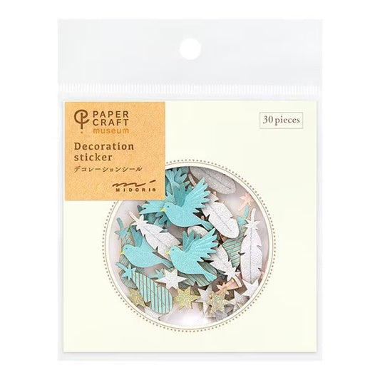 Midory DESIGNPHIL Decoration Sticker Feathers