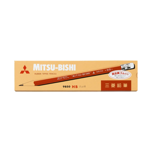 9850 Wooden Pencils 1 Dozen Pack HB / Mitsubishi Pencil