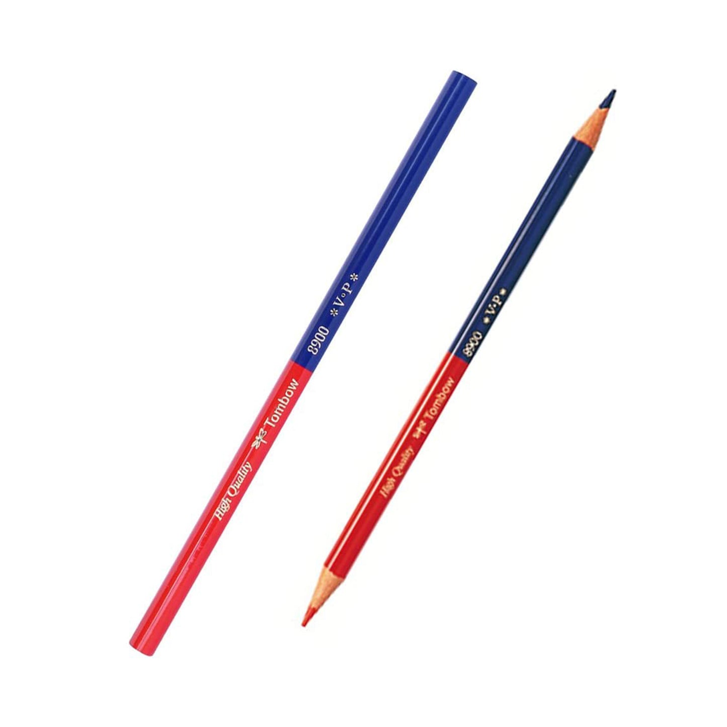8900 VP Red & Blue Colored Wooden Pencils 1 Dozen Pack / Tombow