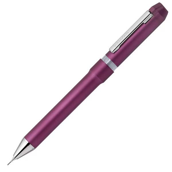 zebra sharbonu multi-function rotary pen purple
